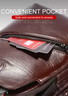 BULLCAPTAIN-Bolsa de Peito de Couro Masculina, Grande Capacidade, Bolsa Mensageiro Casual, Classic, XB 127, Latest, 2023 - Wolf Magazine