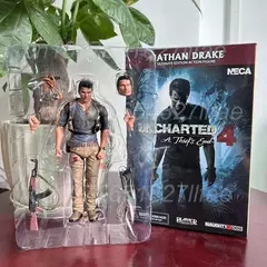 Neca figura unncharted 4 final do ladrão nathan drake figura de ação modelo brinquedos conjunta boneca móvel presente aniversário para crianças