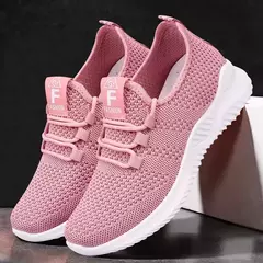 2024 tênis casuais femininos verão confortável respirável sapatos de plataforma moda feminina versátil sapato de renda