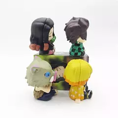 Aixlan 4 pçs conjunto q versão figura kamado tanjirou kamado nezuko pvc figura de ação amine presente aniversário estatueta colecionável - Wolf Magazine