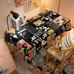 Toalha De Mesa Mickey Mouse Dos Desenhos Animados Da Disney Para Crianças, Mesa De Jantar Americana, Toalha De Mesa De Café Retro, Toalha De Mesa Quadrada - loja online