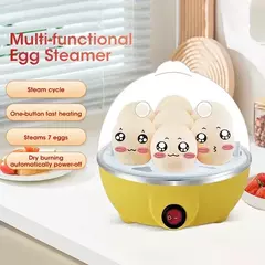Fogão de ovo elétrico multifuncional, vapor de desligamento automático, máquina de cozimento rápida, vaporizador, milho, leite, vaporizador, cozinha na internet
