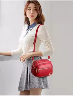 Bolsa mensageiro de couro macio para mulheres, bolso múltiplo, resistente ao desgaste, bolsa feminina de luxo, bolsa de alta qualidade