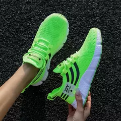 Homens tênis casuais verão respirável sapatos esportivos leve malha ao ar livre tênis de corrida atlético jogging tenis sapatos caminhada - comprar online
