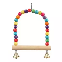 Brinquedo para animais de estimação, balanço de pássaros, papagaio, suporte de balanço de madeira, suprimentos para animais de estimação (s: 12x15cm/l: 18*22cm) na internet