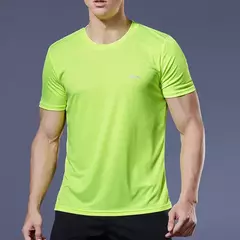Manga Curta Masculina Esporte T-Shirt, Camiseta de Corrida Rápida, Camisa de Fitness Respirável, Top De Seda De Gelo, Camisas De Futebol De Ginásio, Roupas Masculinas - Wolf Magazine