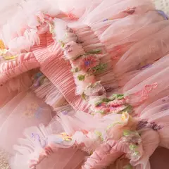 Vestido Borboleta 3D para Bebé Menina, Roupa Infantil, Festa de Aniversário, Vestidos Luxuosos Elegantes, Roupas Doce Verão, Novo, 1-5Y na internet