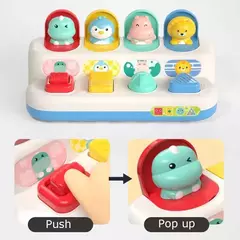 Atividade interativa Pop Up Toy para bebês, Child and Effect Toy, Jogos de desenvolvimento, Montessori, Educational Learning Toys na internet