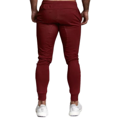 GEHT-Calça Skinny Casual Masculina, Moletom Corredores, Treino de Fitness, Calças Track, Moda Masculina, Marca Outono, Nova na internet