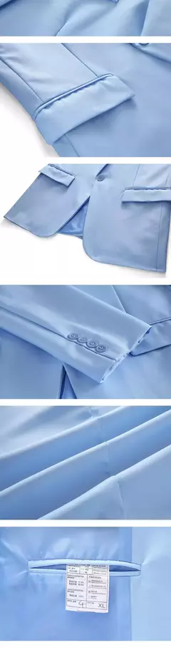 Jaqueta casual de blazer masculino, vestido de noiva do noivo, roupa justa, banquete, de alta qualidade, social, grande, 5XL, primavera - loja online