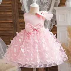 Vestidos de lantejoulas princesa feminina, vestido de batismo, festa de casamento infantil, Natal, vestido novo de luxo, 2022