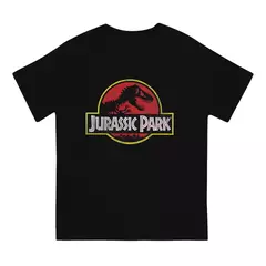 Tyrannosaurus Rex camiseta para homens, Jurassic Park O-Neck Tops, tecido camiseta, qualidade superior, ideia do presente, Tops