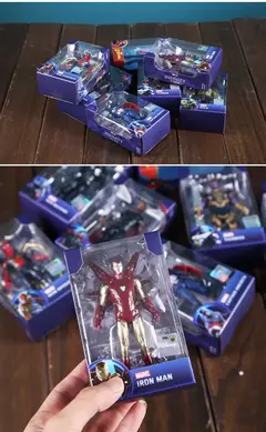 ZD Original Vingadores Homem de Ferro Homem Aranha VERDE GOBLIN VENOM 2099 Thor Capitão América Thanos Hulk Máquina de Guerra Figuras de Ação Brinquedo na internet