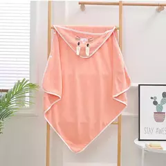 Toalha de banho com capuz de bebê recém-nascido, roupão infantil, envoltório Swaddle infantil, cobertor super macio, quente, dormindo, meninos, meninas, criança