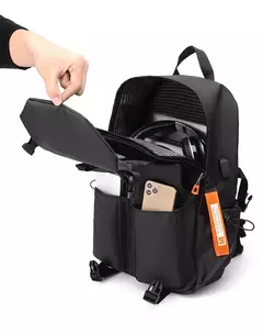 Imagem do Mochila Masculina Impermeável para Laptop, Bolsa de Viagem de Alta Capacidade, Mochilas Escolares Masculinas, Alta Qualidade, Moda Luxo, 15.6