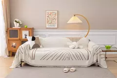 Chenille Sofá Throw Blanket com Tassel, Modern Luxury Cover, Four Season Sofa Cover, Full Covers, Dustproof, Toalha de casa, 1 Pc na internet