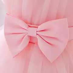 Elegante vestido de tule para meninas, bebê infantil, 1st Birthday, Vestidos de batismo, Kids Wedding Party, Toddler Clothes, Verão na internet