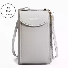 Buylor-Bolsa de couro feminina, tela sensível ao toque, bolsa para celular, bolsa de ombro pequena, macia, feminina, barata, transversal - Wolf Magazine