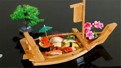 Artesanal De Madeira Japonesa Sushi Barcos, Bandeja De Marisco, Navio Sashimi, Assorted Cold Dish, Restaurante Ferramenta, Grande, 40cm a 90cm - Wolf Magazine