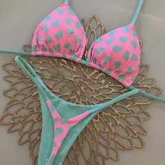 Mulheres biquíni dividido fio-dental, moda praia, moda natalícia, novo - comprar online