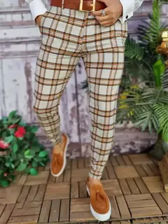 Calça esportiva longa elástica masculina, terno da moda, calça de negócios, nova primavera, verão, outono - Wolf Magazine