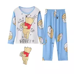 Conjuntos de pijama de 2 peças para meninas, roupas para casa infantil, camisola infantil, roupas Anna e Elsa para crianças, manga comprida e calça - comprar online
