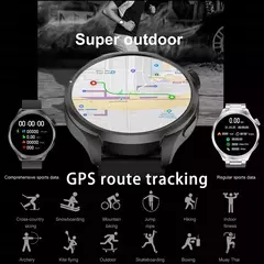 Imagem do Huawei Sports Smartwatch impermeável para homens, 1.85 "tela AMOLED, bússola GPS NFC, chamada Bluetooth, novo Smartwatch, 2022