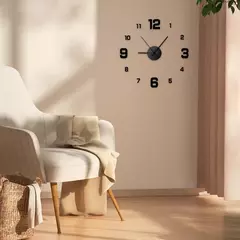 Criativo Frameless DIY Relógio De Parede Decalque Casa Relógio Silencioso Sala De Estar Escritório Decoração De Parede - Wolf Magazine