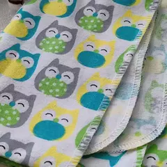 Cobertor de Flanela Supersoft Newborn, 100% Algodão, Cobertor de Bebê, Lençol de Bebê, Fraldas New Born, 76x76cm, 4 unidades por pacote - Wolf Magazine