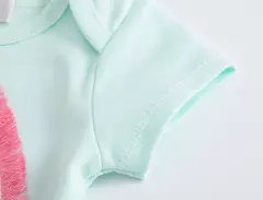 Algodão das meninas do bebê Bodysuit de manga curta, recém-nascido Vestuário, Criança, 0-12 meses, 3 6 Pcs por lote - comprar online