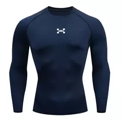 Camisa respirável Rashguard de compressão masculina, ajuste seco, camiseta esportiva MMA Fitness Gym, camisa de corrida, alta qualidade na internet