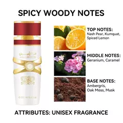 Perfume árabe para mulheres e homens, Eau de Parfum Spray, inspirado em ana Abiyedh Rouge, notas amadeiradas picantes, 250ml, 8.4FL.OZ - comprar online