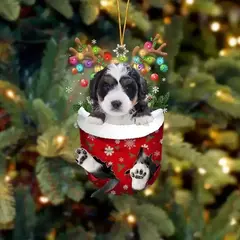 1 pçs enfeites de natal pendurado decoração presente bonito cão natal família pendurado árvore dos desenhos animados produto pingente personalizar h0o1 - Wolf Magazine