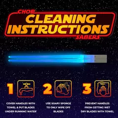 Tema StarWar reutilizável lavável e destacável Sushi Chopsticks, sabre de luz LED, pauzinhos chineses luminosos, utensílios de cozinha, 1 par - comprar online