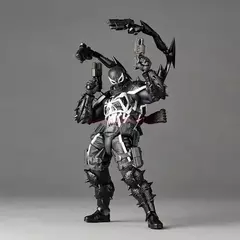 Novo venom revoltech incrível yamaguchi figuras agente veneno anime figura modelo coleção eugene thompson revoltech figura presente - comprar online