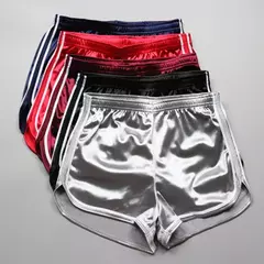 Imagem do Novo 2023 Mulheres Shorts Verão Seda Fino Praia Casual Branco Egde Shorts Hot