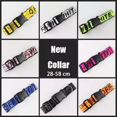 Coleira de nylon para cães, coleira para animais de estimação, ajustável, moderna e durável, cinto de segurança, seguro, pequeno, médio, acessórios para cachorros na internet
