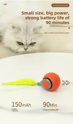 Brinquedo de gato NewSpeedy Tail 2.0, brinquedo de cauda rápida, brinquedo interativo de bola de gato, bola de brinquedos de gato inteligente, ajuste de duas velocidades, com cauda - comprar online