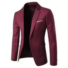 Imagem do Conjunto de blazers e calças masculinas, ternos de negócios, jaquetas formais, terno casual, casacos de casamento elegantes, festa, 2 peças, 2023
