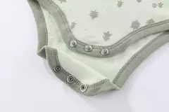 Macacão de algodão estampado para recém-nascidos, macacão manga curta, roupas de bebê menino e menina, 0-12m, 4 peças, verão - Wolf Magazine