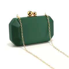 Imagem do Mulheres Cetim Sacos de Noite, Bolsas de Corrente Metálica, Senhora Porta-Vestido, Bolsa Glitter, Brida Elegante, Festa, Casamento, Luxo, Moda