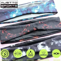 Austto Sports Headband para homens e mulheres, Slim Workout Sweatband, Running System, Outdoor, Cooling - loja online