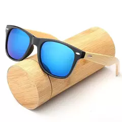 Óculos de sol ultravioleta de madeira clássicos para homens, óculos masculinos, condução, equitação, óculos esportivos, óculos de madeira, bambu, moda, UV400 - Wolf Magazine