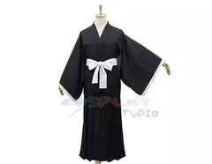 Bleach Kuchiki Rukia Cosplay Trajes Kurosaki Ichigo Die Pa Soul Society Shinigami Kimono Roupa Completa Mil Anos Guerra Sanguínea