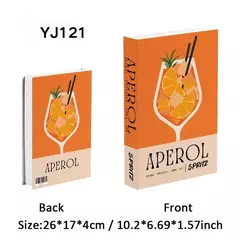 Imagem do Livros falsos de luxo para decoração de casa, acessórios para sala, decoração de moda, suporte, nórdico simples, mesa de café