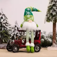 Imagem do Natal gnome boneca sem rosto luz da noite feliz natal decorações para casa ornamento do feriado presente de natal navidad ano novo