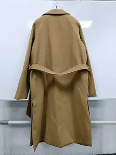 IEFB-Sobretudo de lã de peito único masculino, casaco casual solto, manga longa, tendência coreana, moda outono, inverno, novo, 9D1655
