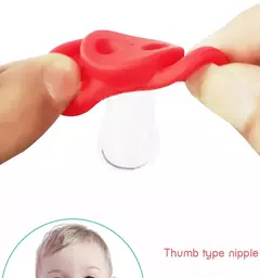 Chupeta ortodôntica de silicone do bebê, Chupeta engraçada do bigode do mamilo, Criança chupeta, Vermelho beijo lábios mordedor, Alimentação do bebê - loja online
