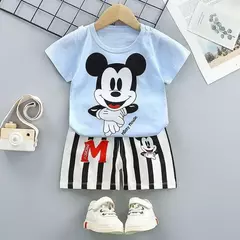 Disney Mickey Cartoon roupas infantis de impressão, pijamas infantis, pijama para bebê e menino, conjunto de roupas infantis, marca de moda - comprar online