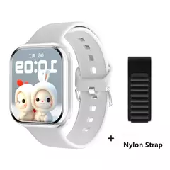 Impermeável Amoled Screen Smart Watch para homens e mulheres, BT Call, NFC, Frequência Cardíaca, Esportes, Fitness, Carregamento sem fio, IWO, Novo, 9, 450mAh